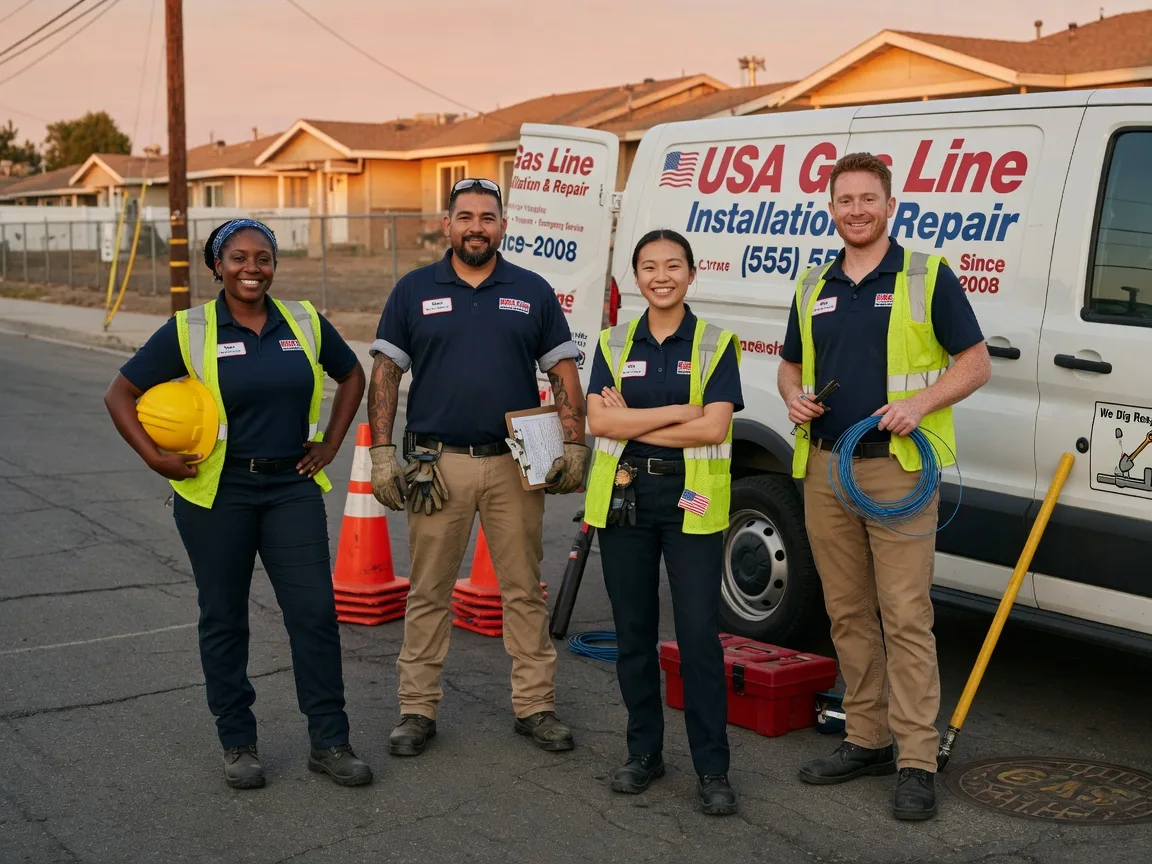 Gas Line Installation company in Pleasant Lake, IN